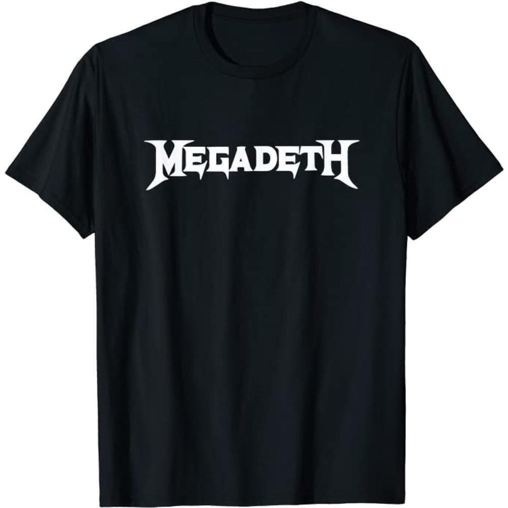 Megadeth White Logo T Shirt